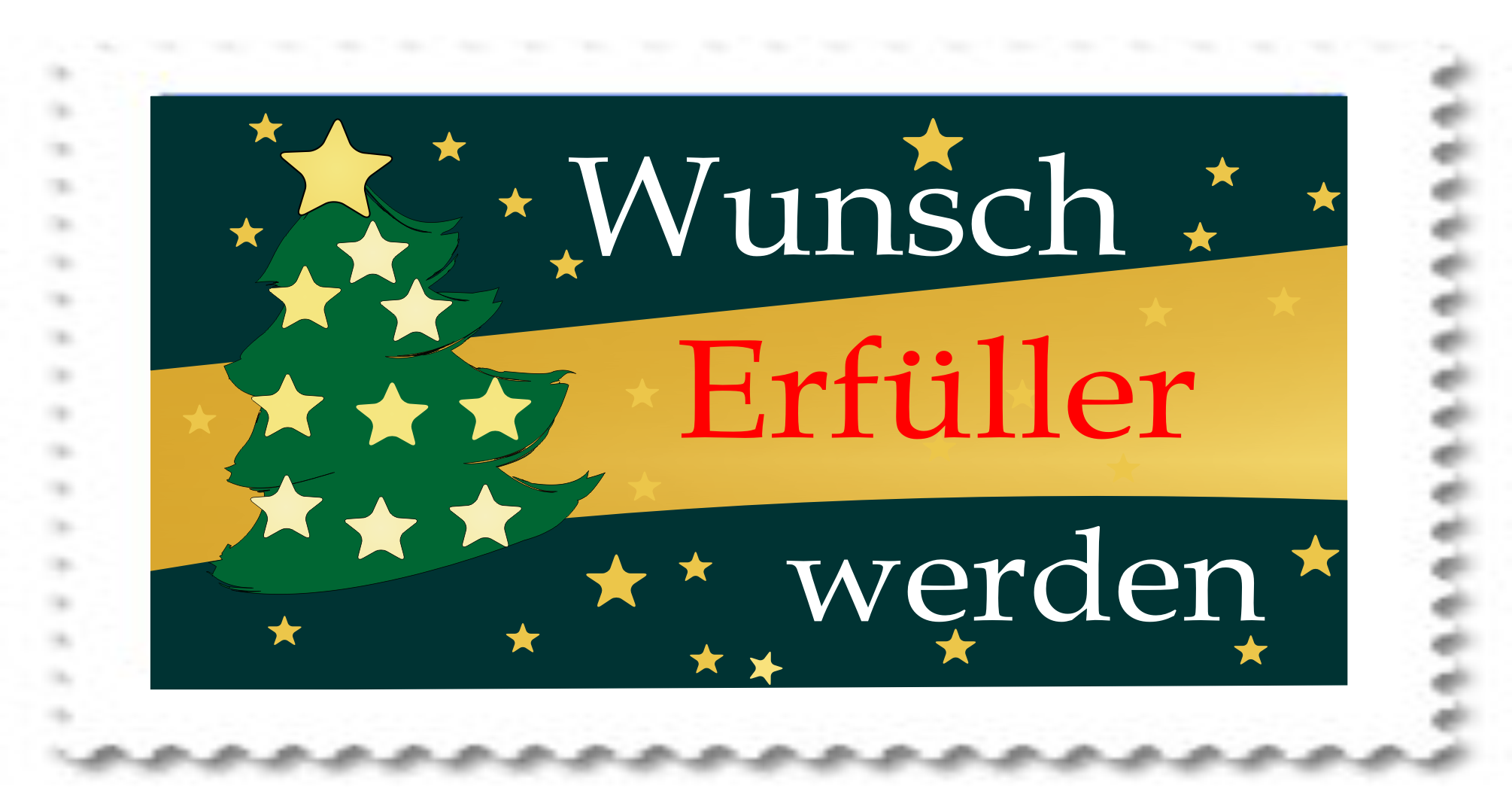 Briefmarke Wunscherfüller werden